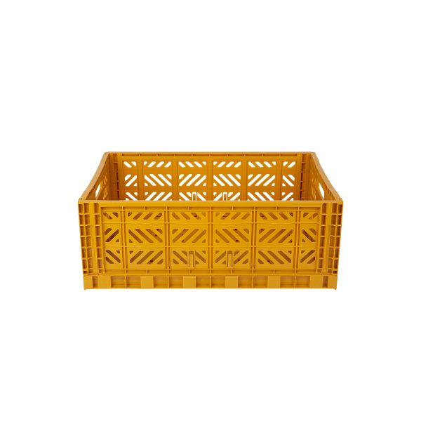 Aykasa Maxibox Foldable Crate Mustard