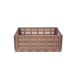 Aykasa Maxibox Foldable Crate Warm Taupe